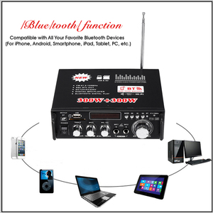 Thiết bị sản xuất âm nhạc VA-GF600, amply mini nhỏ gọn, card amply công suất loa, amply radio U, nguồn DC 12V 220V - Product Image 5