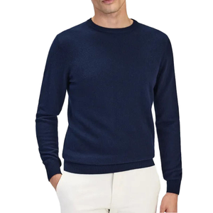 OEM/ODM Người Đàn Ông Của Tùy Chỉnh Thoáng Khí Cao Cổ Áo Thun Dệt Kim Áo Len Mùa Đông Dệt Kim Cho Mùa Xuân Mùa - Product Image 3