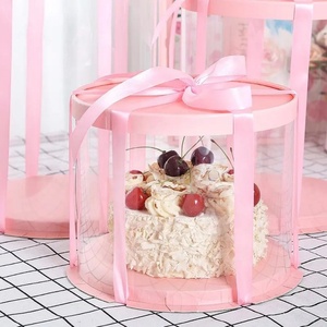 Wholesale Price Transparent Three-in-one Gift Packaging <b>Boxes</b> Cake Box - Product Image 5