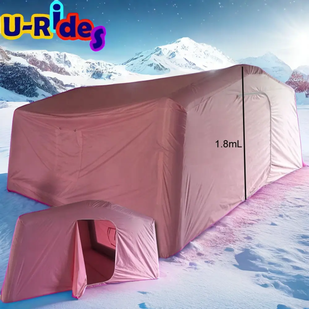 Großhandel tragbare Outdoor-Wandern Instant aufblasbare Familie Luft Zelt Outdoor Reisen Picknick Rot aufblasbare Camping Zelte