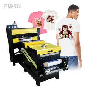 Guangzhou fabricante DTF impresora Máquina 2 cabezales impresora XP600 A2 impresora camiseta máquina de impresión