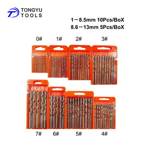 1 đến 13 Mét M2 HSS-G khoan bit sẵn sàng để tàu, DIN338 135 ° chia điểm hoàn toàn mặt đất HSS jobber bit cho khó khăn kim loại & thép cứng - Product Image 5
