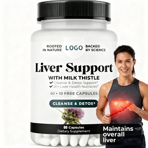 Capsules personnalisées d'aide à la réparation de désintoxication à base de plantes pour la santé du foie gras adulte - Product Image 6