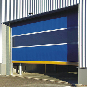 Puerta Enrollable Comercial Moderna, Resistente al Fuego, <span class=keywords><strong>de</strong></span> Alta Velocidad, con Apertura Lateral Eléctrica, Cortina Contra Incendios, Puerta <span class=keywords><strong>de</strong></span> Acero con Clasificación <span class=keywords><strong>de</strong></span> Resistencia al Fuego para Taller - Product Image 2