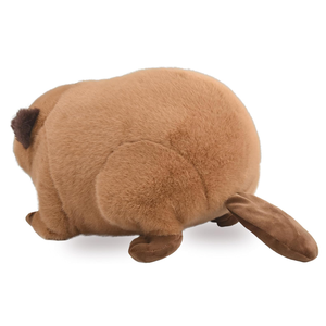 ของเล่นตุ๊กตาสัตว์น่ารักรูปอุ้งเท้าสัตว์เหมือนจริงหางนิ่มตาพลาสติกมันวาวสีน้ำตาลอ้วน - Product Image 5