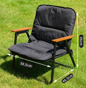 كرسي مينغ تشان للتخييم في الهواء الطلق قابل للطي للتنقل والصيد في رحلات مريحة - Product Image 2