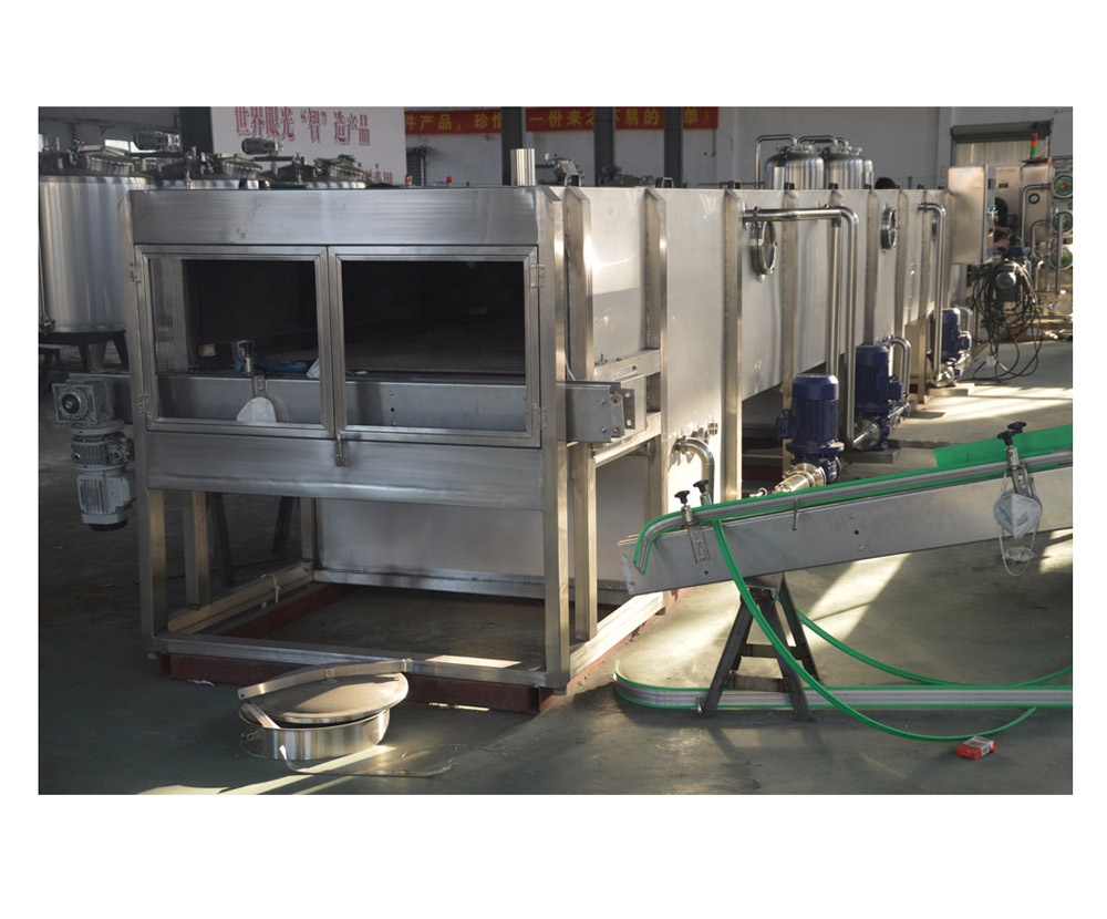 Небольшие туннели для пастеризации напитков, банки для фруктовой целлюлозы, туннельный Пастеризатор