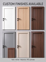 Porte en MDF traitée CNC, porte de chambre en MDF découpée avec précision pour la décoration intérieure