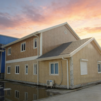 Casa Prefabricada Moderna de Acero Ligero, Cómoda y de Construcción Rápida, con Acero G550-AZ150, Certificación ISO/CE