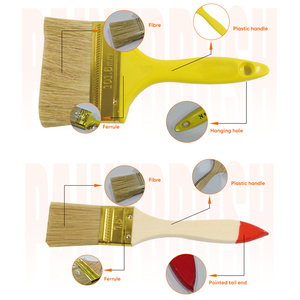<span class=keywords><strong>Pinceau</strong></span> à <span class=keywords><strong>peinture</strong></span> innovant de haute qualité, nouveau design, double filament naturel et synthétique, manche en bois/plastique - Product Image 3