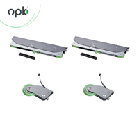 Accessoires de porte en bois d'amortisseur de porte à fermeture douce avec rouleau coulissant pour porte et fenêtre
