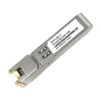 1000Base-T Bakır SFP Modülü 10/100/1000Mbps RJ45 Ethernet SFP Alıcı-Verici Modülü Birden Fazla Markayla Uyumlu