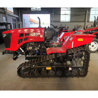 Tracteur à chenilles 100 CV avec moteur et transmission par engrenages pour les opérations agricoles, utilisation agricole à haute efficacité