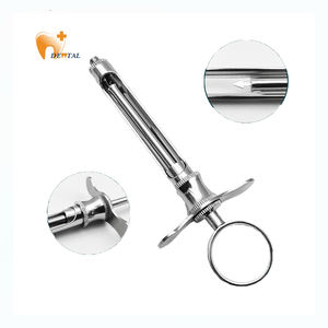 Cartuccia dentale ad alimentazione manuale siringa Non aspirante strumenti riutilizzabili in acciaio - Product Image 1