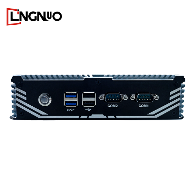Compact Fanless Embedded Box Computer Intel CPU Optional RAM SSD Expansion Dual LAN Dustproof Solution HD Output Mini Pc