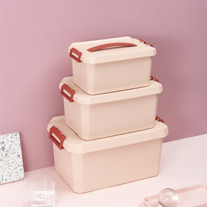 MONR Modern Household First Aid Caixa De Armazenamento De Plástico PP com Bloqueio Retângulo Medicina Divisão De Armazenamento Uso Doméstico Fabricado - Product Image 2