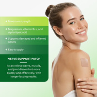 Patchs de magnésium BLIW à marque privée pour le soulagement des nerfs et la promotion du sommeil, avec vitamine B12 et acide alpha-lipoïque