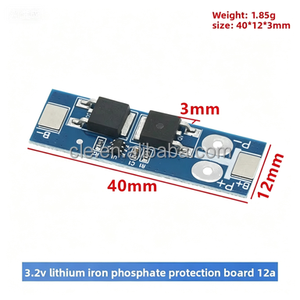 Carte de protection de batterie 3.7V 3.2V 10A 16A pour cellule lithium-polymère LiFePO4 18650 - Product Image 4