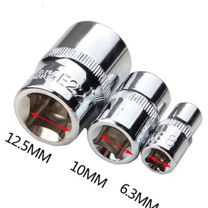 Jeu de douilles hexagonales E4-24mm, 14 pièces, avec embouts <span class=keywords><strong>Torx</strong></span> femelles, pour clés à douilles de 1/2 ", 3/8 ", 1/4 ", outil de réparation manuel - Product Image 4