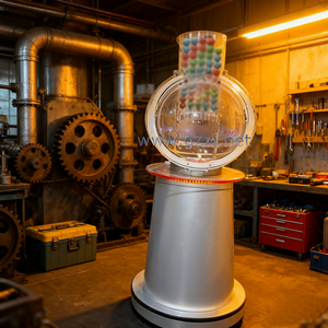 Volautomatische Bingo Loterij Machine Voor Tv-Programma 'S Duurzame Houtbouw - Product Image 2