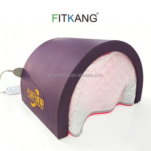 Fitkang Custom logo Far Infrared Sauna Dome <b>Mini</b> Dome Sauna <b>Led</b> <b>Light</b> Therapy 660nm 850nm 1 Zone Spa Sauna Dome for Home Clinic - Product Image 1