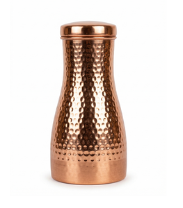 Bouteille d'eau en cuivre écologique de qualité supérieure, design portable pour la maison, le bien-être, l'extérieur et le bureau, favorise une hydratation saine et un mode de vie quotidien équilibré - Product Image 2