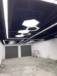 סכך את אפליקציית אור משושה מותאמת אישית שליטה אורות מודרני חכם אורות הוביל אור תקרה - Product Image 2