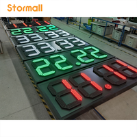 Panneau LED extérieur à 7 segments pour affichage numérique 888.8, couleur rouge, pour prix de l'essence, panneau LED pour station-service, panneau LED pour pylône de station-service