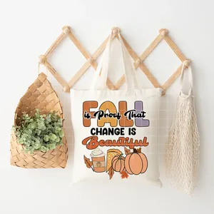 Pegatinas DTF Termoadhesivas Lavables de Transferencia de Calor con Diseño de Calabaza y Flor de Otoño, Listas para Prensado en Ropa - Product Image 5