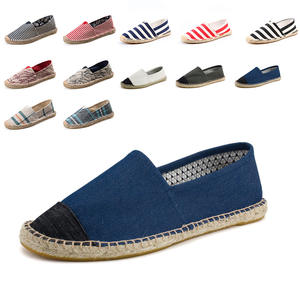 Espadrilles en toile de coton unisexe à bas prix, vente en gros, chaussures pour hommes - Product Image 3