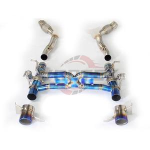 Sistema de Escape Completo Vortex Ultraligero de Aleación de Titanio para Ferrari 488 GTB Spider Pista 3.9T V8, Tubo Turbo de Carreras - Product Image 4