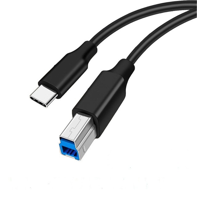 High Speed USB C to Type B 3.0 Printer Cable USB-C to B Scanner Data Cord