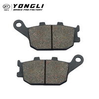 FA174 Plaquettes de frein à disque de moto personnalisées pour KTM HONDA CB400 CBF CBR 600 KAWASAKI Z650 750 1000 YAMAHA R1 XJ6 FZ6 Arrière Gauche