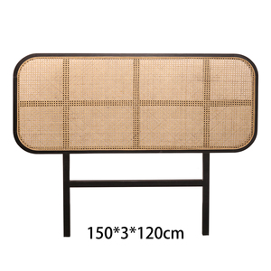 2025 Hiện Đại Châu Âu Thiết Kế Handmade Rắn Gỗ Mây Cạnh Giường Ngủ Đồ Nội Thất Phòng Ngủ XZ-24997 Mới Phong Cách Đầu Giường - Product Image 3