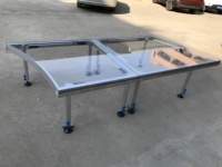 Scène portable facile à assembler, d'extérieur 1M x 2M, scène avec plateforme de scène
