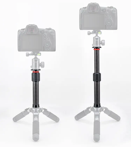 Karbon Fiber uzatma iki bölüm çubuk merkezi sütun genişletici tüp kutup dağı <span class=keywords><strong>Tripod</strong></span>/<span class=keywords><strong>DSLR</strong></span> kamera/mikrofon standı - Product Image 3