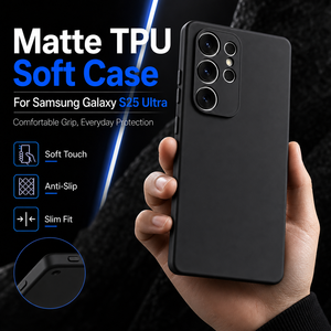 Coque de téléphone souple en TPU mat personnalisée en usine pour <span class=keywords><strong>Samsung</strong></span> Galaxy S25 Ultra, protection antidérapante, ajustement fin - Product Image 2