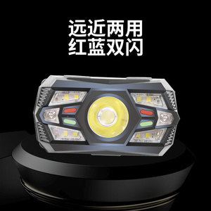 Phare LED rechargeable par USB, lampe frontale pour la course à pied, la pêche et l'utilisation en extérieur - Product Image 3