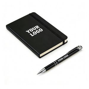 Wholesale A5 Hardcover Notebook Thermal Binding Hard <b>Leather</b> Strap Elastic Belt Custom Printed LOGO Office Notepad <b>Diary</b> Stock - Product Image 1