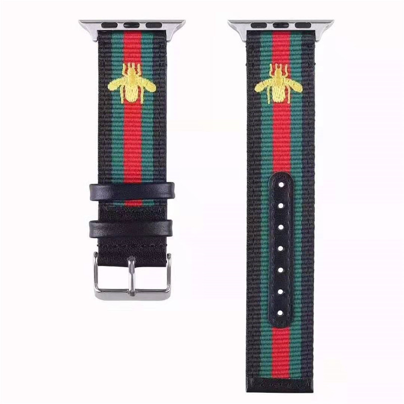 Подгонянные тонкие нейлоновые нарядные часы Смарт-браслеты для Apple Watch Bands регулируемые женские браслеты