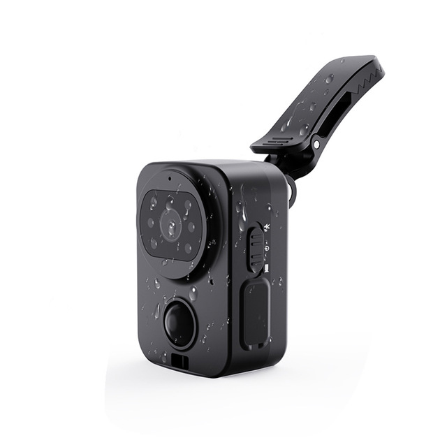 Waterproof Mini Camera with Infrared Night Vision Full HD CMOS Sensor Mini Camera Body Camera Body Worn Cam