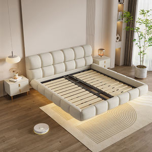 <span class=keywords><strong>Lit</strong></span> flottant haut <span class=keywords><strong>de</strong></span> gamme <span class=keywords><strong>avec</strong></span> tissu <span class=keywords><strong>de</strong></span> style crème clair, <span class=keywords><strong>lit</strong></span> nuage, vente en gros, <span class=keywords><strong>lit</strong></span> flottant <span class=keywords><strong>de</strong></span> taille king, <span class=keywords><strong>cadre</strong></span> <span class=keywords><strong>de</strong></span> <span class=keywords><strong>lit</strong></span> blanc crème pour la maison - Product Image 5