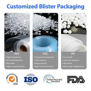 Emballage en blister transparent en PVC PET personnalisé OEM à prix avantageux avec trou de suspension - Product Image 2