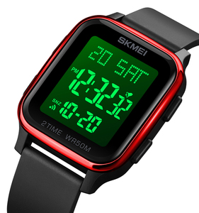 <span class=keywords><strong>Skmei</strong></span> — montre-bracelet pour homme, noir, Sport, numérique, vente en gros, prix d'usine, nouvelle collection <span class=keywords><strong>1858</strong></span> - Product Image 3