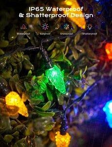 <span class=keywords><strong>Luces</strong></span> <span class=keywords><strong>de</strong></span> Navidad C9 con Forma <span class=keywords><strong>de</strong></span> Fresa, Guirnalda <span class=keywords><strong>de</strong></span> <span class=keywords><strong>Luces</strong></span> Solares <span class=keywords><strong>para</strong></span> Exteriores, 50 LED, 5 m, <span class=keywords><strong>Luces</strong></span> <span class=keywords><strong>de</strong></span> Patio <span class=keywords><strong>para</strong></span> Decoración Navideña - Product Image 3