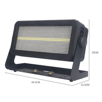 Luz de discoteca estroboscópica RGBW a prueba de agua de 250W Control preciso DMX512, solución de iluminación LED duradera Parques temáticos Entretenimiento