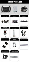 Control Remoto Inalámbrico de 4 Vías DLK para Grúa Montada en Camión con Motor Hidráulico, Indicador LED, Alcance de 500m, 4 Botones, Batería AAA