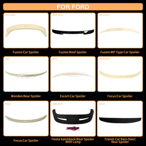 Spoiler per auto all'ingrosso in fabbrica ABS plastica in fibra di carbonio Spoiler posteriore per Ford Focus MK3.5 berlina 2015 2016 2017 2018 - Product Image 3
