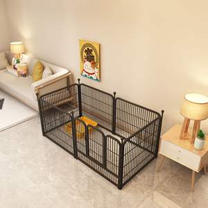 Valla multifuncional para perros, corralito extensible para interiores y exteriores para cachorros con diseño antiescape - Product Image 1