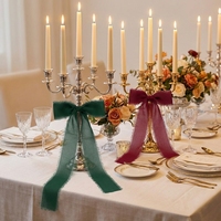 Ruban en mousseline de luxe sur mesure en gros, nœud d'emballage fait main, franges effilochées pour la décoration de serviettes de mariage et de Noël